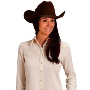 Camisa Stetson Dama Mod 11-050-0565-0114 WH