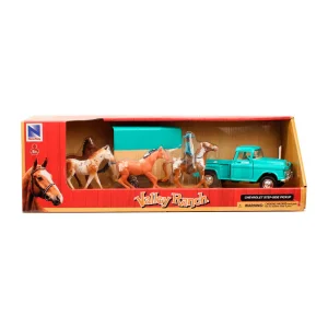 Camioneta Chevrolet Apache con Remolque Para Caballos Toy