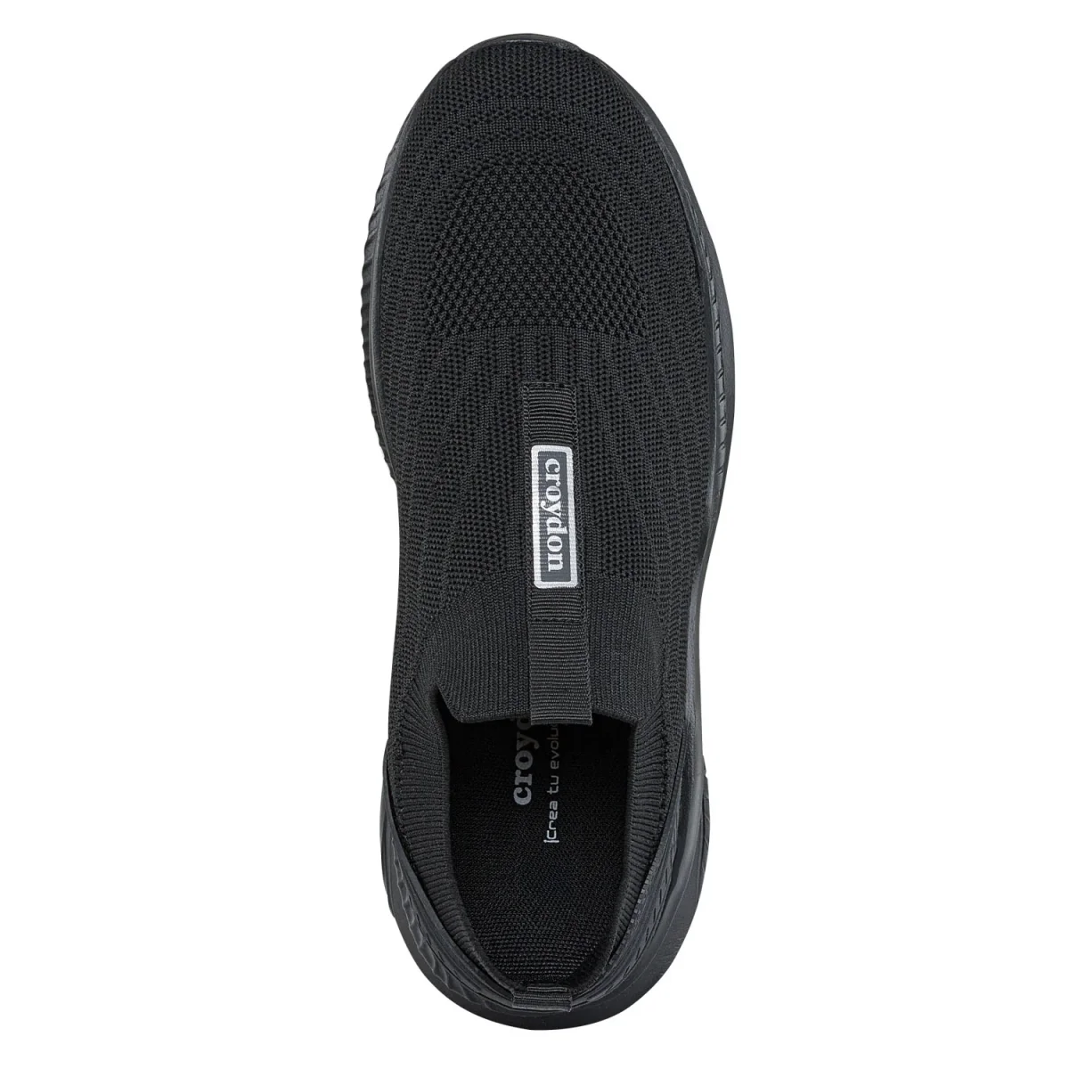 Tenis para Caminar Zafali Negro-Negro Croydon para Hombre - Imagen 4