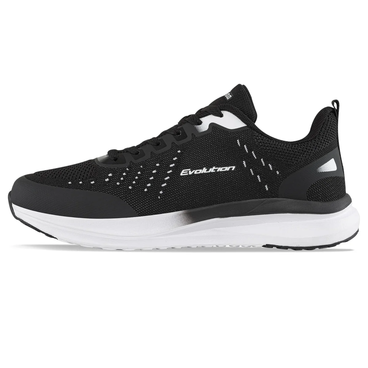 Tenis Running Deno Negro-Blanco Croydon para Hombre - Imagen 3