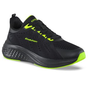 Tenis Running Armal Negro-Verde Croydon para Hombre