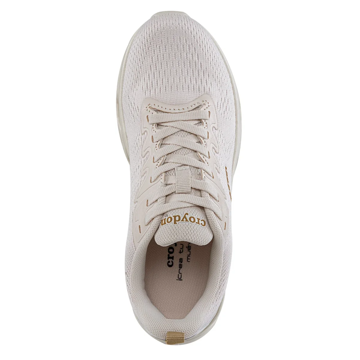 Tenis Running Hazer Beige Croydon para Mujer - Imagen 7