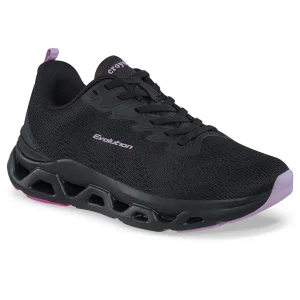 Tenis Running Hazer Negro Croydon para Mujer