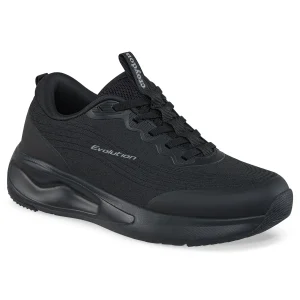 Tenis Running Quill Negro Croydon Para Mujer
