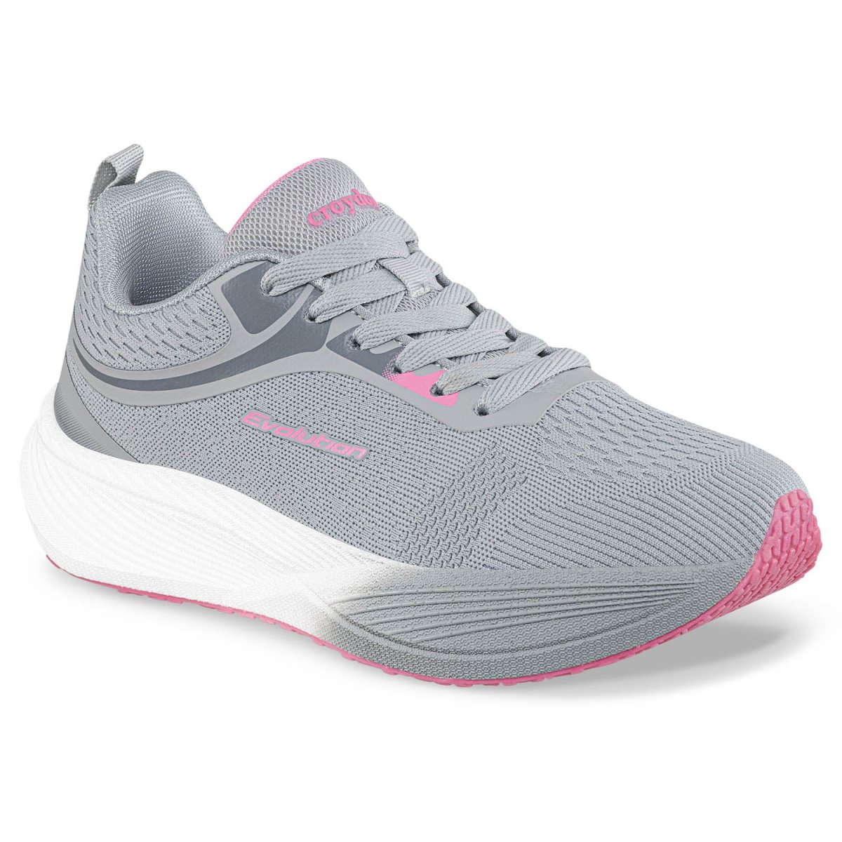 Tenis Running Felin Gris Croydon Para Mujer