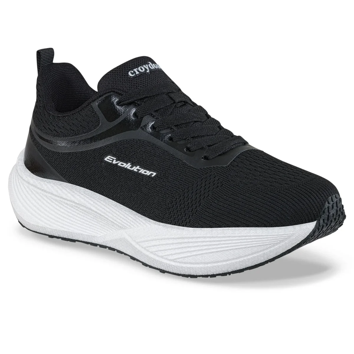 Tenis Running Felin Negro Croydon Para Mujer - Imagen 2