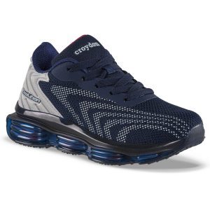 Tenis Running Ladano Azul-Gris Croydon para Niño