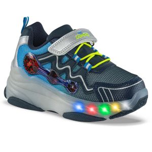 Tenis Patines Luces Morina Azul Osc Los Gomosos para Niño