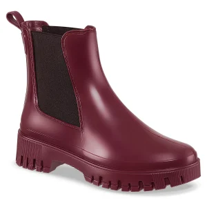 Botines lluvia Kathie Vino Croydon para Mujer