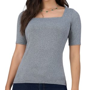 Blusa Andy Gris Osc Croydon para Mujer