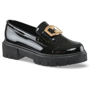 Mocasines Yustin Negro Croydon para Mujer