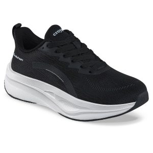 Tenis Running Facod Negro-Blanco Croydon Para Mujer