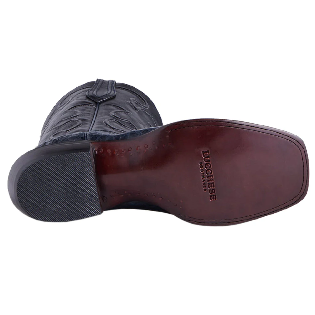 Botas Lucchese Charleston M4532-4014 Caiman Navy - Imagen 7