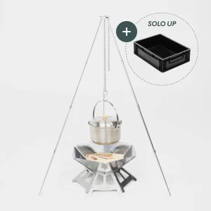 BOXIO FIRE BUNDLE I Hoguera con parrilla en Eurobox