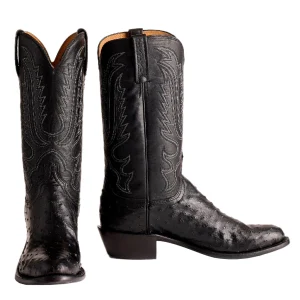 Botas Lucchese Elgin N1155.R3 Black Ostrich