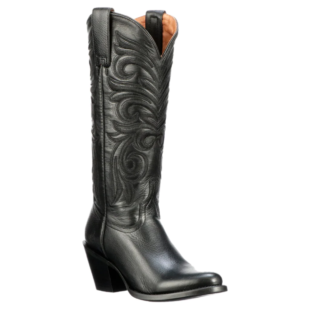 Botas Lucchese Womens Laurelie M5064.H38 Black Bovino - Imagen 5