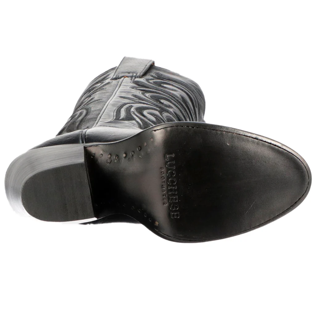 Botas Lucchese Womens Laurelie M5064.H38 Black Bovino - Imagen 7