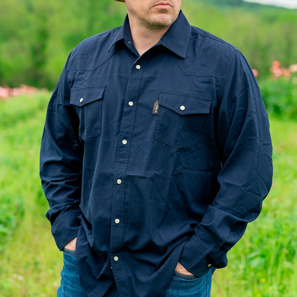 Camisa Outback Mod 35029 Moab Navy - Imagen 3