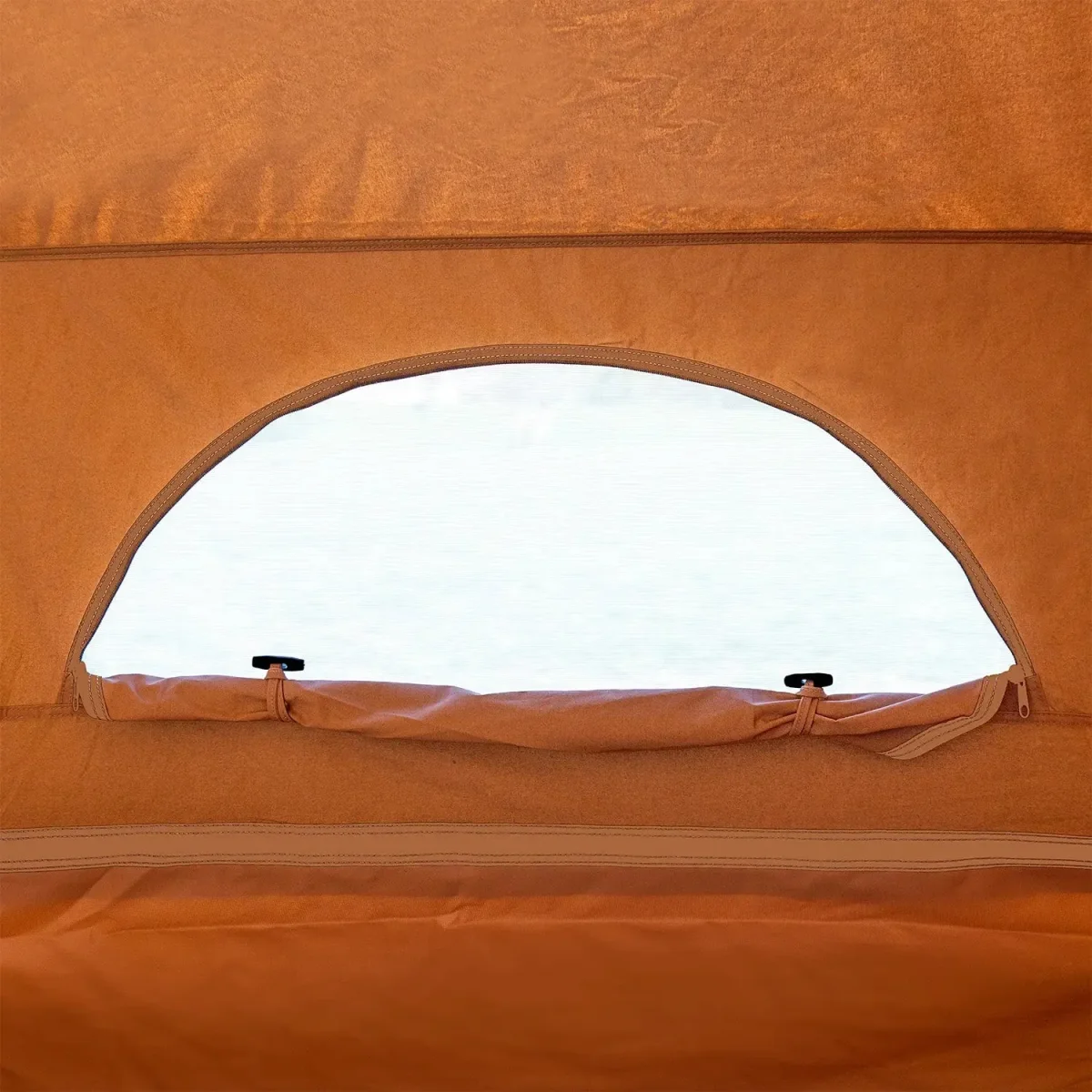 5M Classic Bell Tent 100% Cotton 285GSM Double Door - Coffee - Imagen 7