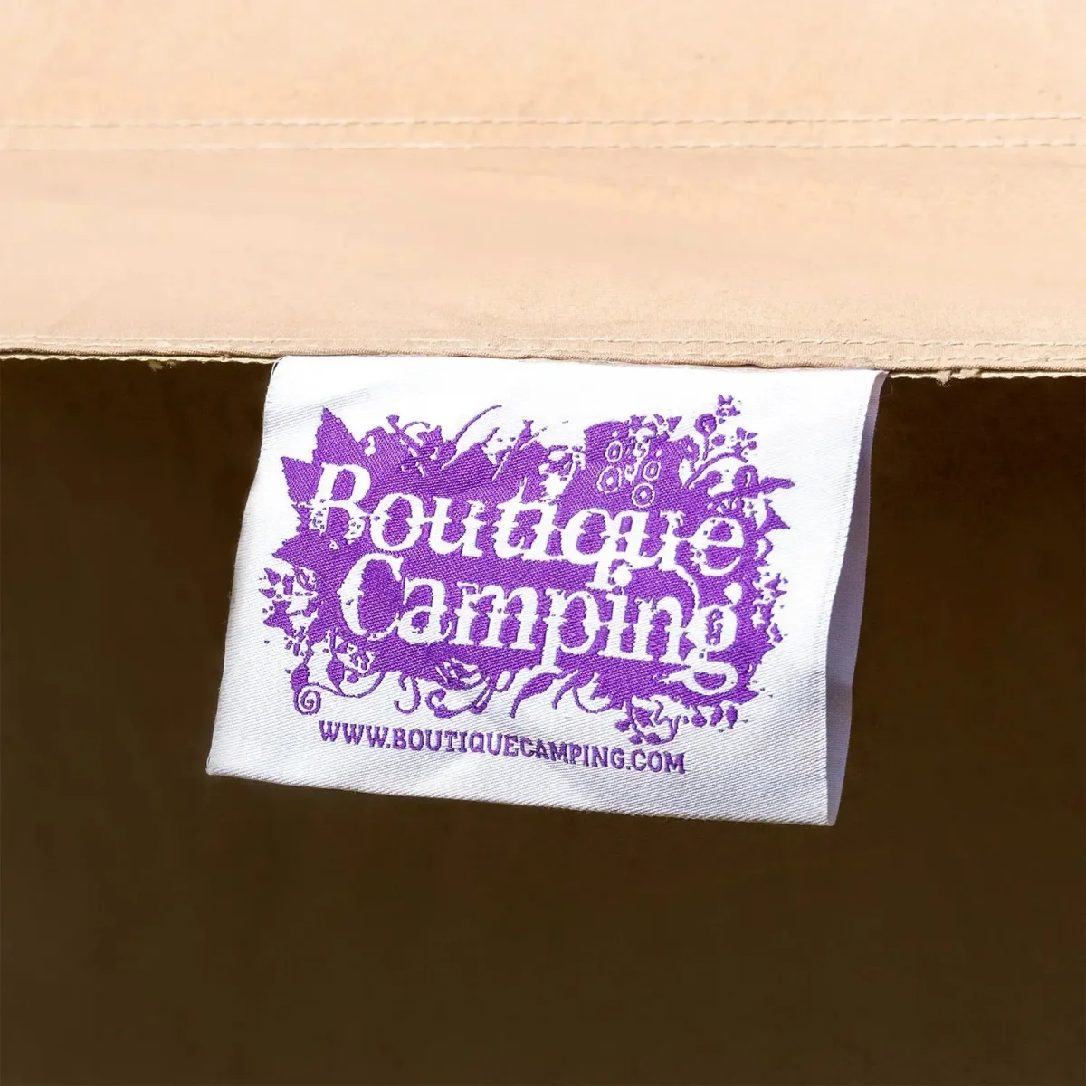 5M Classic Bell Tent 100% Cotton 285GSM Double Door - Coffee - Imagen 4
