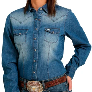 Camisa Cinch Para Dama Mod MSW9202001