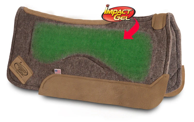 Carona Impact Gel Contour De Fieltro Black/Black 32" - Imagen 3