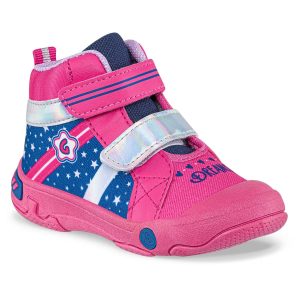 Botines Tiggu Azul O-Fucsia Los Gomosos para Bebé
