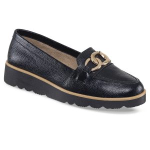 Mocasines Zaret Negro Croydon para Mujer