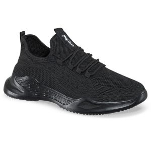 Tenis Running Rotz Negro-Negro Croydon para Hombre