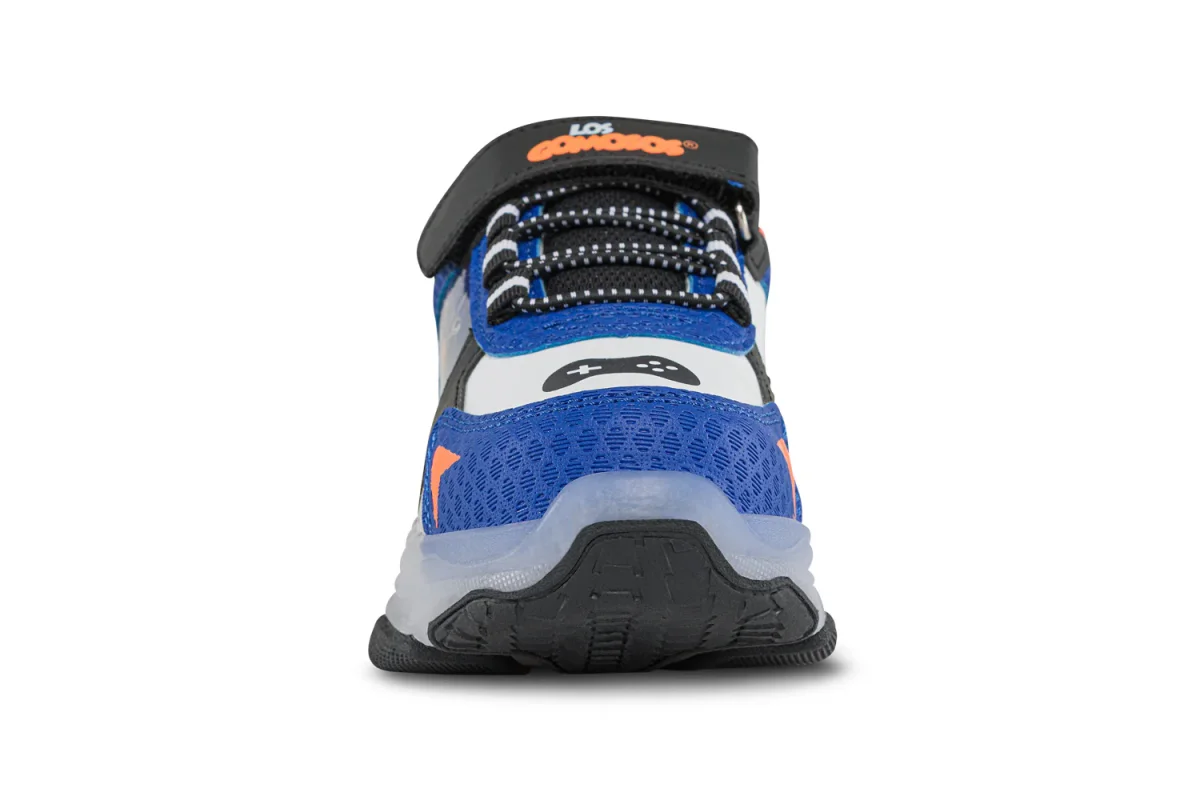 Tenis Patines Luces Tordo Negro-Azul Los Gomosos para Niño - Imagen 4