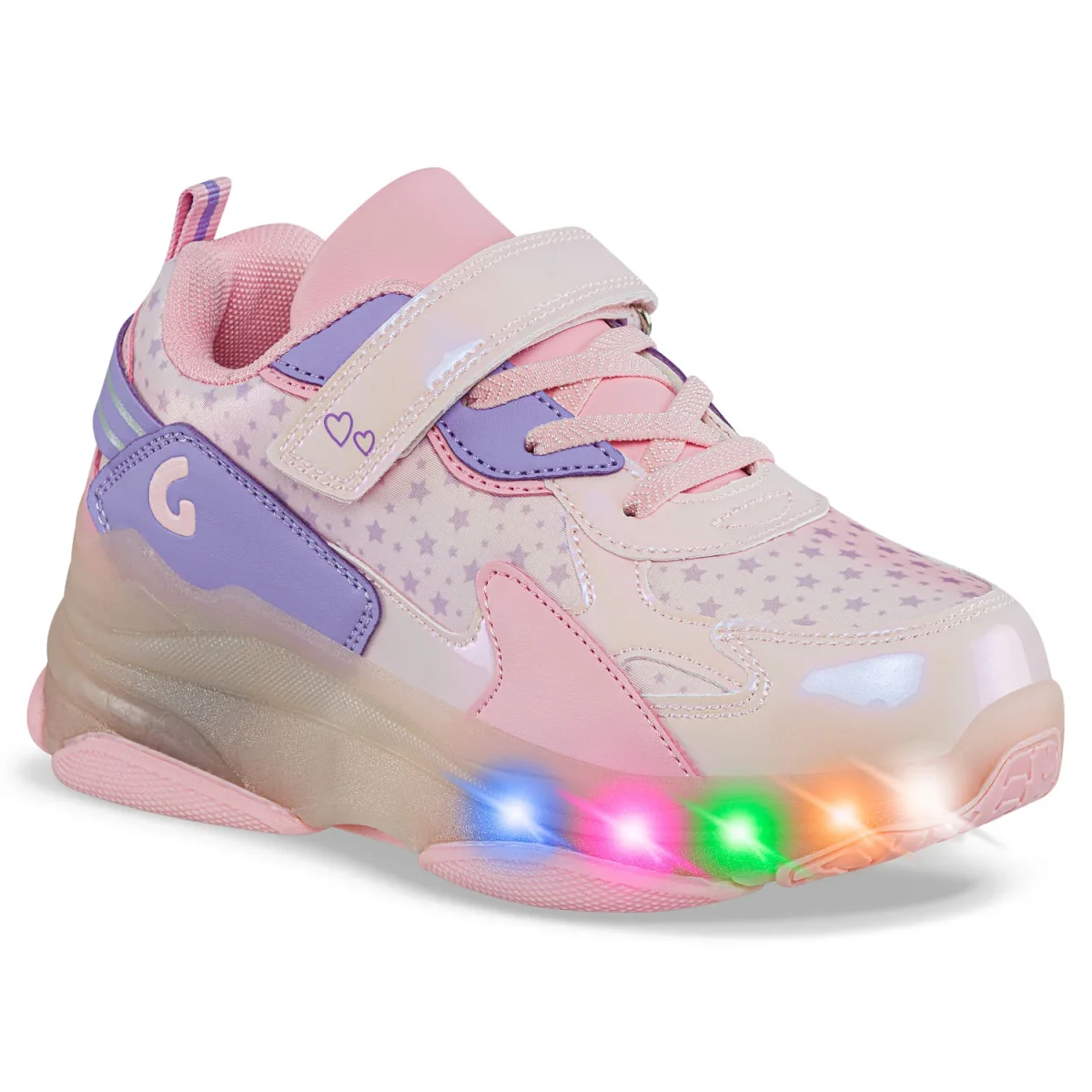Tenis Patines Luces Grade Rosa Los Gomosos para Niña - Imagen 2