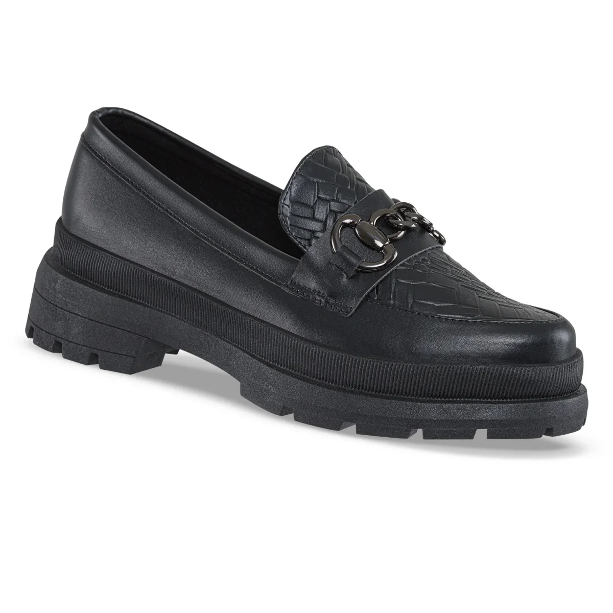 Mocasines Vilma Negro Croydon para Mujer