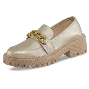 Mocasines Priscila Oro Croydon para Mujer