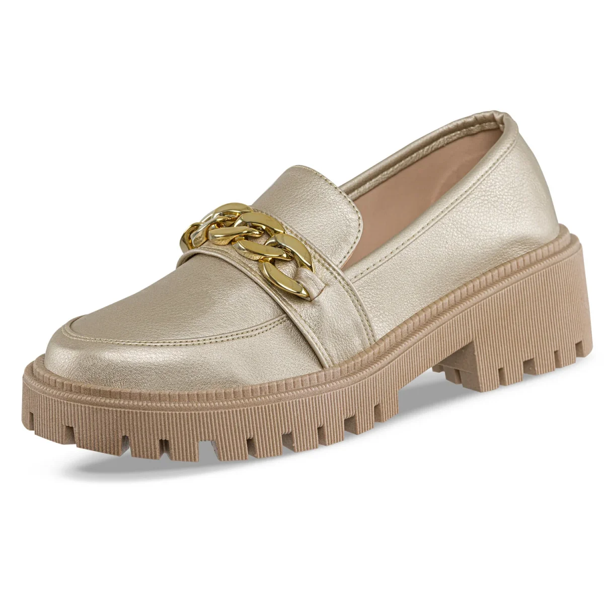 Mocasines Priscila Oro Croydon para Mujer - Imagen 2