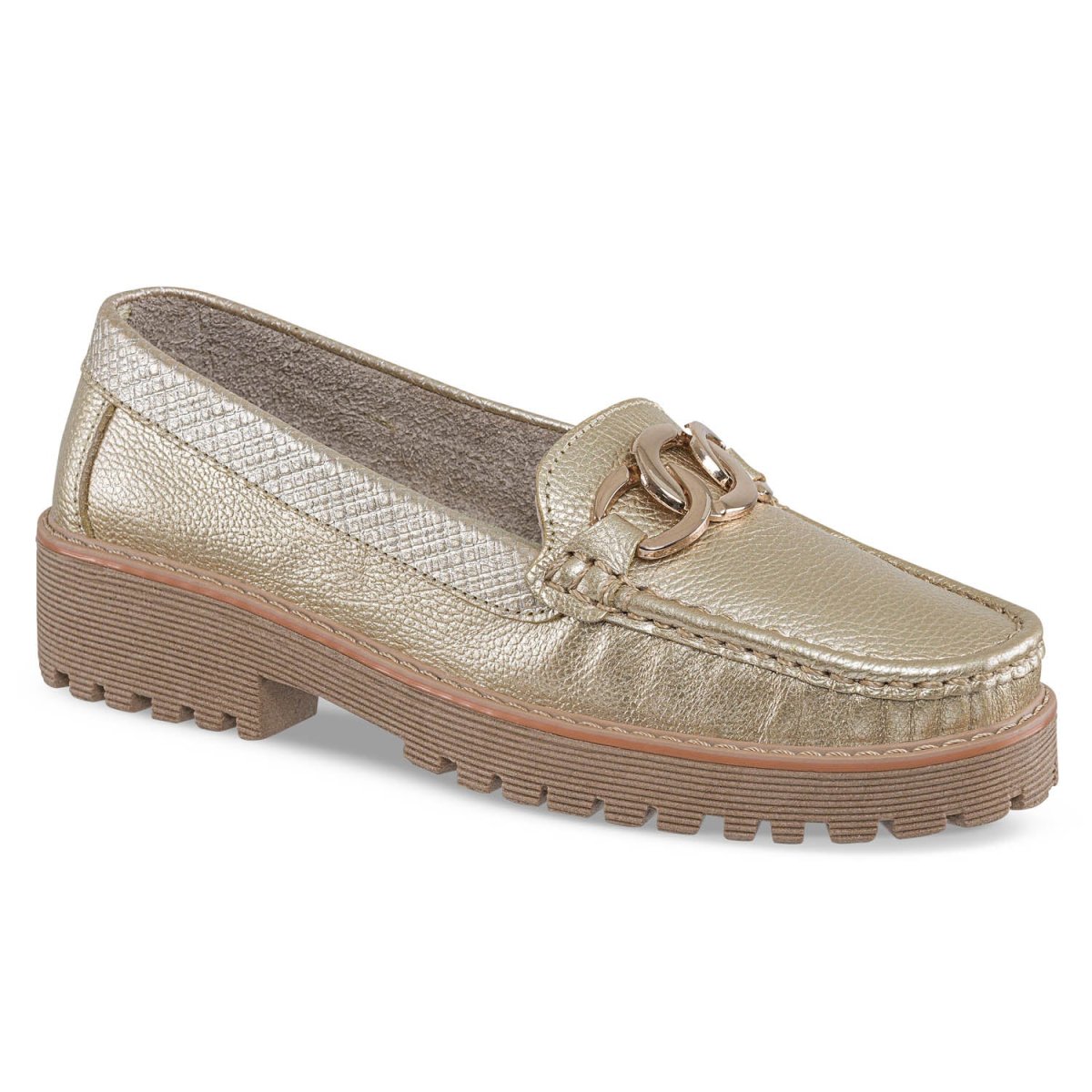 Mocasines Yazli Oro Croydon para Mujer