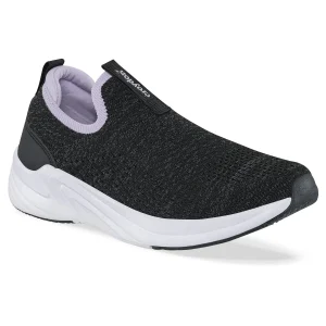Tenis Running Anylar Negro-Lila Croydon para Mujer
