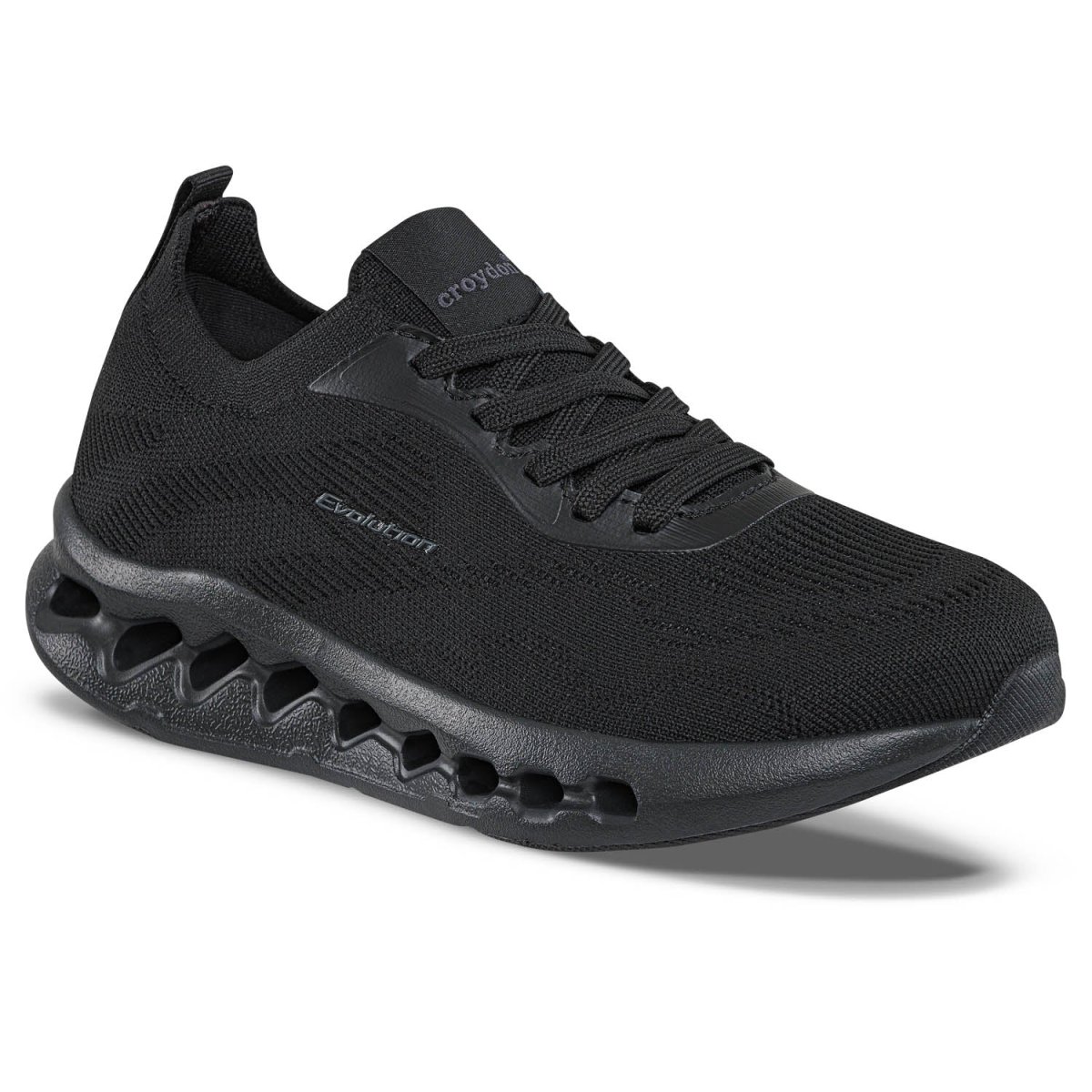 Tenis Running Dylez Negro-Negro Croydon para Mujer - Imagen 2