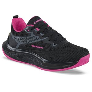 Tenis Running Fibyn Negro Croydon para Mujer