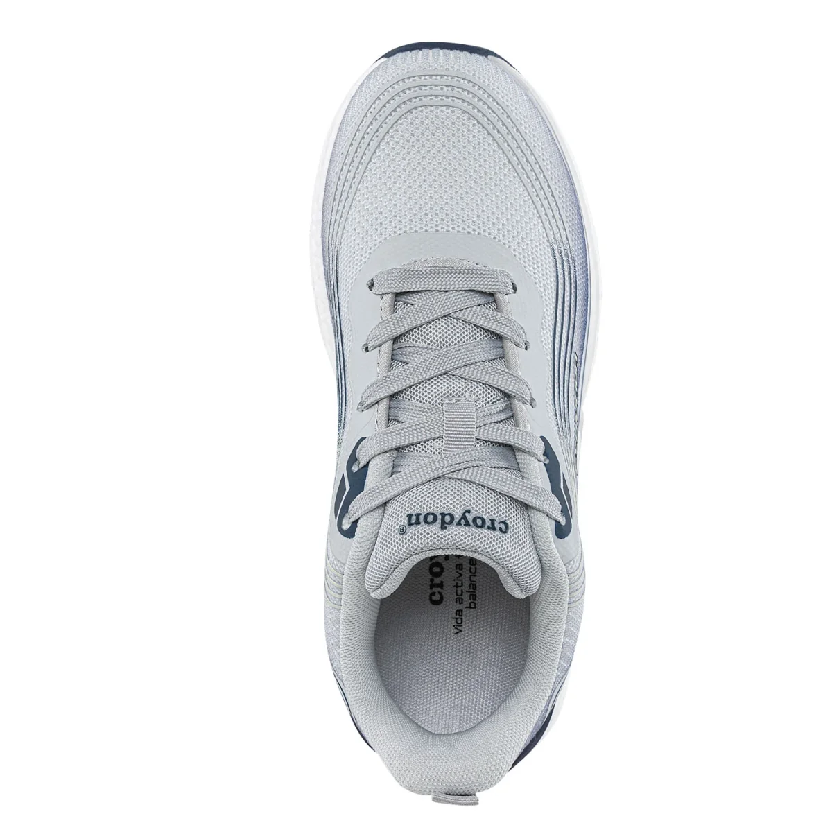 Tenis Running Flutt Gris Croydon Para Mujer - Imagen 7