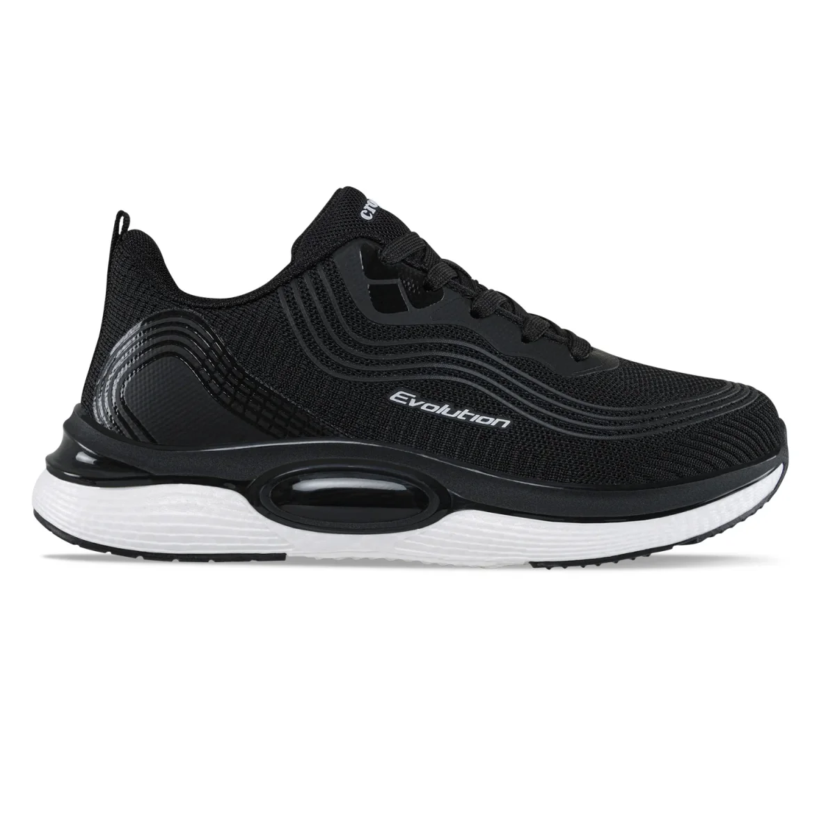 Tenis Running Flutt Negro Croydon Para Mujer - Imagen 3