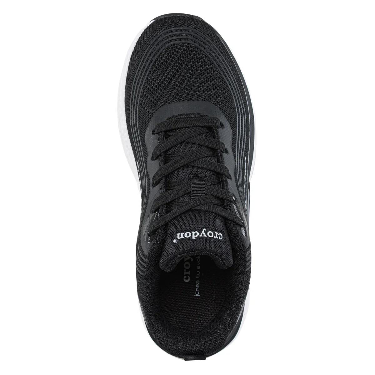 Tenis Running Flutt Negro Croydon Para Mujer - Imagen 7