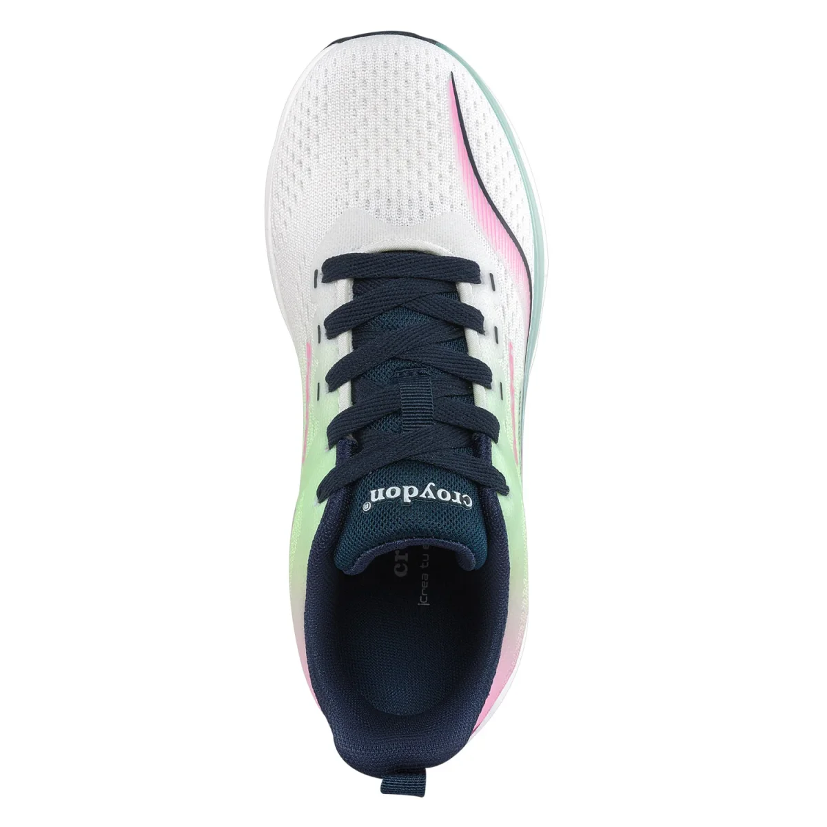 Tenis Running Glynt Blanco-Azul O Croydon Para Mujer - Imagen 7