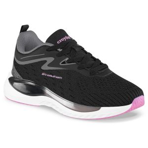 Tenis Running Hoshy Negro Croydon Para Mujer