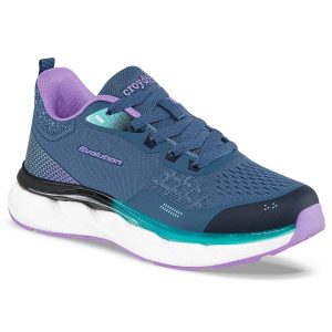 Tenis Running Kluk Azul Osc Croydon Para Mujer