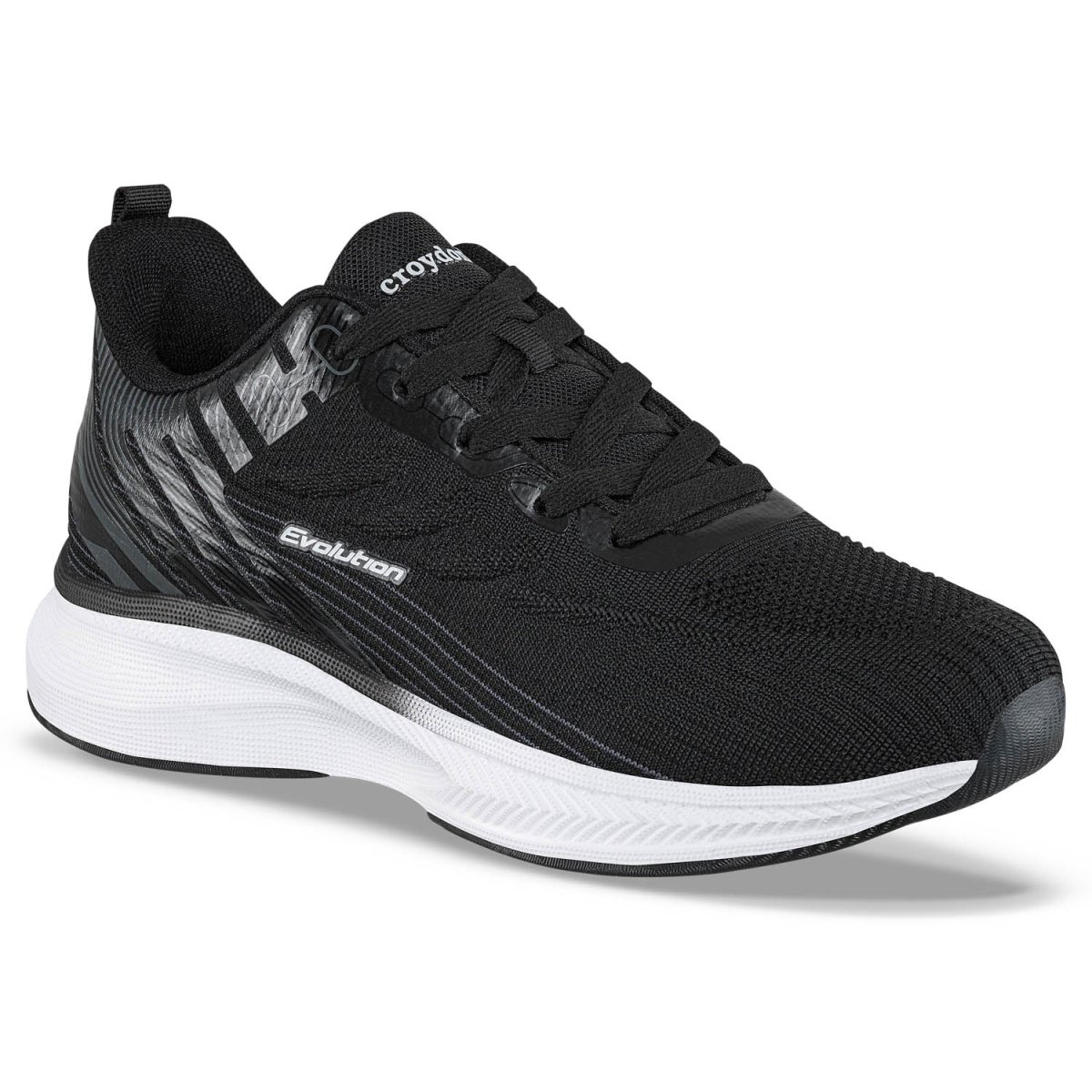 Tenis Running Lixu Negro Croydon para Hombre - Imagen 2