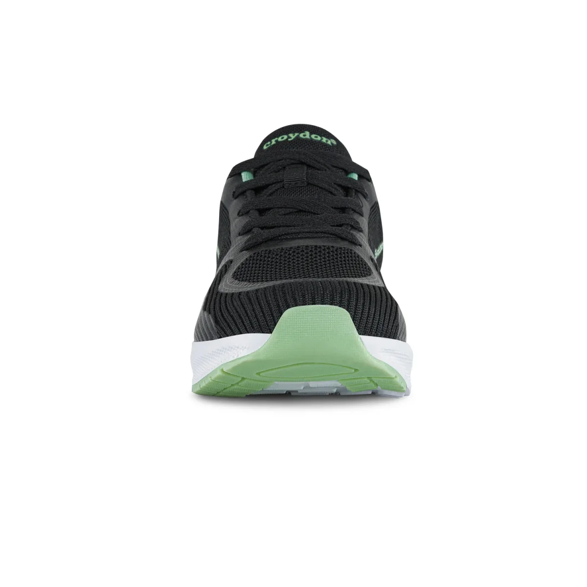 Tenis Running Lorlix Negro-Verde Croydon para Mujer - Imagen 4