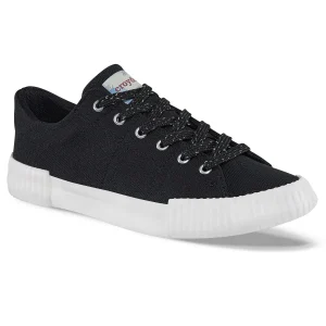 Tenis Raw Bajo Negro Croydon para Mujer