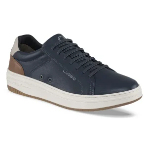 Zapatos Casuales Tavareli Azul Osc Lussio Para Hombre
