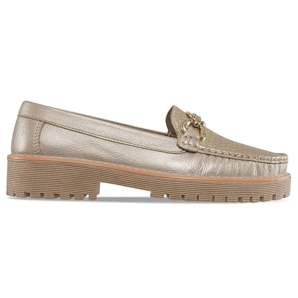Mocasines Trina Oro Croydon para Mujer - Imagen 3