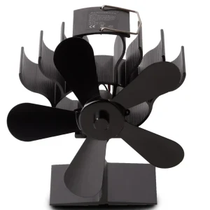4 Blade Stove Fan With Temperature Gauge